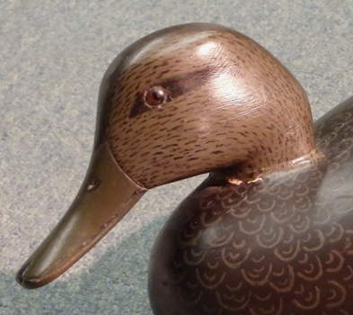 Black Duck - carved by Joe King - from The Collection