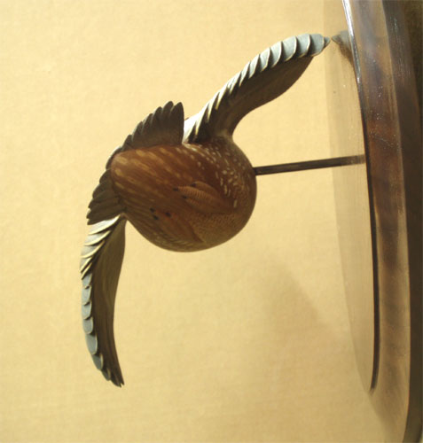 Bobwhite Quail carved by Josh Brewer