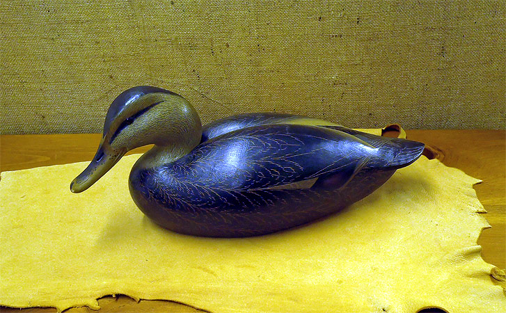 Pair of Canvasbacks - carved by Leo McIntosh Jr.
 - from The Collection