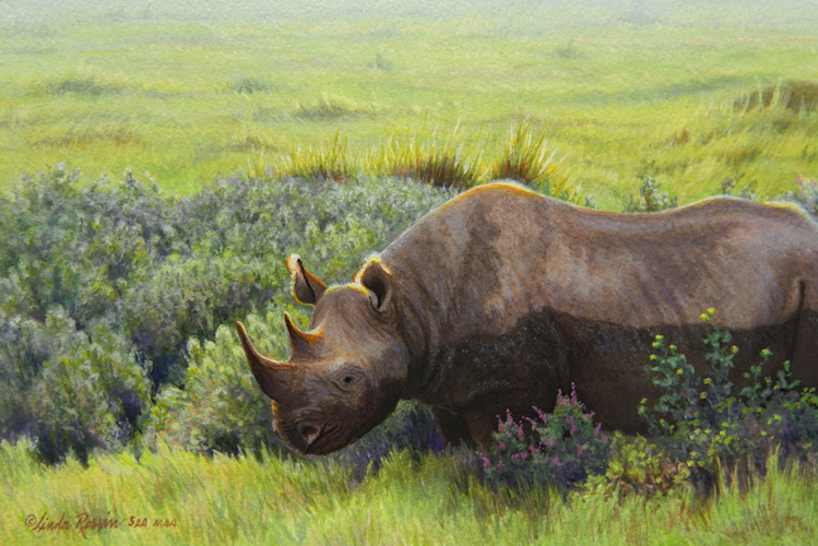 Survivor - painting by Linda Rossin