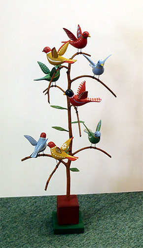 Folk Art Tree -  Carving by Manfred Scheel
