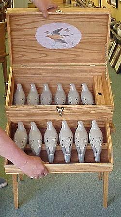 Gunning Rig  - Mourning Doves -  Carving by Manfred Scheel