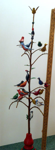 Large Bird Tree -  Carving by Manfred Scheel