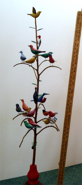 Large Bird Tree -  Carving by Manfred Scheel