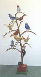 Bird Tree Carving by Manfred Scheel
