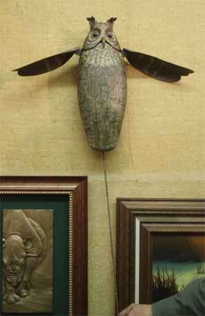 Flapping Owl by Russ Allen