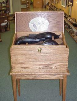 Crows in box