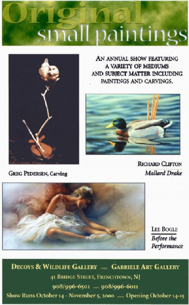 Original Miniatures Show Brochure