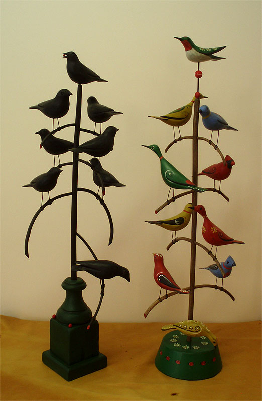 Manfred Scheel - Folk Art Trees