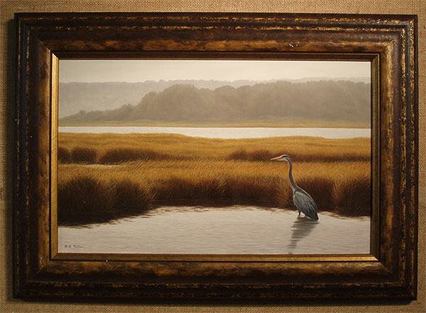 Hazy Afternoon - Blue Heron