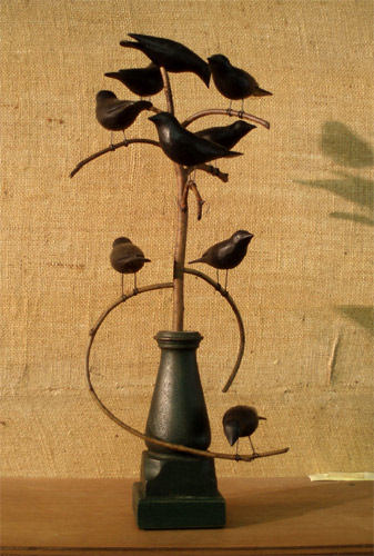 Crow Tree Folk Art by Manfred Scheel