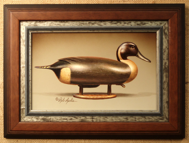 Delaware River Pintail Decoy by Rob Leslie
