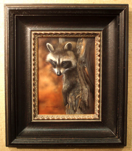Hangin' Around - Raccoon - by Karen Latham