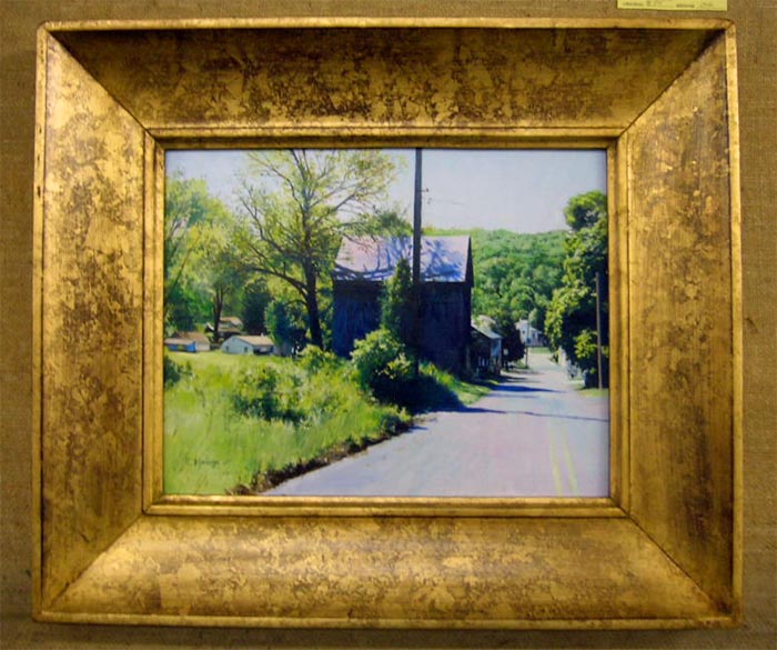 "West of Easton" - Fred Kirberger - OIL 11 X 13"
