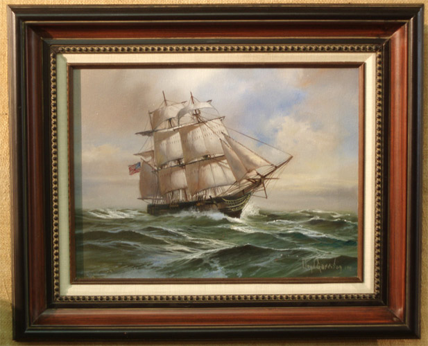 USS Rattlesnake  by Lloyd Garrison